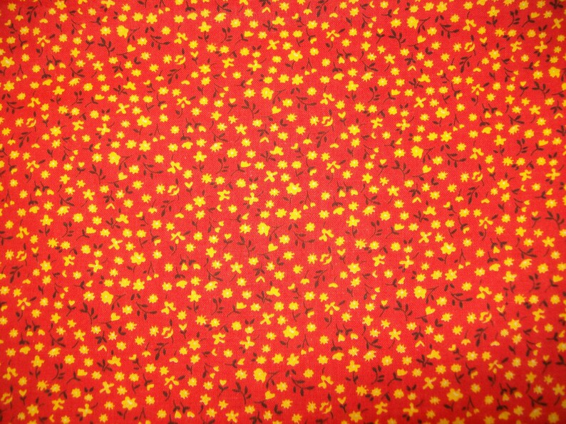 60s Assorted Calico REMNANTS Vintage Fabric Destash