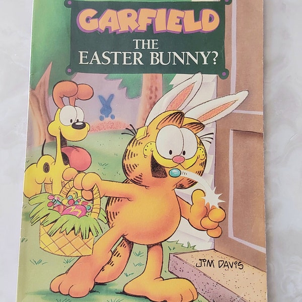 Vintage Garfield the Easter Bunny book - 1978