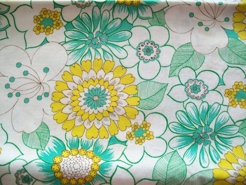 60s Assorted Calico REMNANTS Vintage Fabric Destash