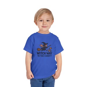 Witch Way Toddler Tee - Fun Halloween Short Sleeve Shirt, Trick or Treat T-Shirt, Kids Halloween Outfit, Spooky Costume Top, Fall [...]