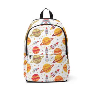 Galactic Space Backpack: Kids School Travel Bag, Universe Design
