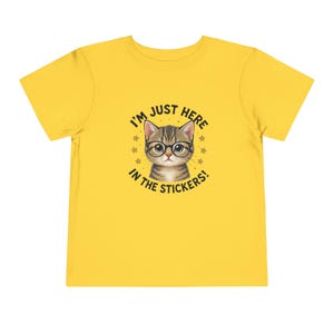 Whimsical Cat Toddler Tee, Cute Animal Shirt, Kids Gift, Playful Toddler Clothing, Birthday Outfit, Fun Children&#39;s Apparel