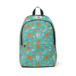 Sporty Graphic Backpack for Kids, Durable School Backpack, Trendy Sports Backpack, Fun Back-to-School Bag, Unisex Kids Book Bag, Ideal [...]