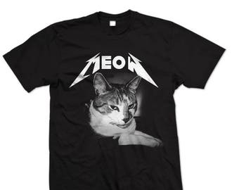 Meow t shirt | Etsy