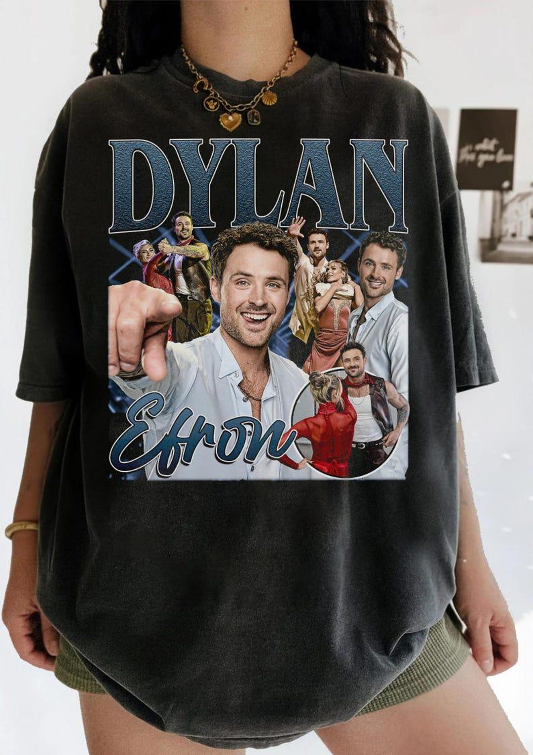 Dylan Efron Dwts Bootleg Retro T-shirt, Dancing With the Stars Fan Gift ...