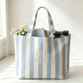 Personalized Embroidered Mrs Tote Bag, Bride Gift, Canvas Wedding Bag, Bachelorette Party Favors, Custom Bridal Shower Gift, New Mrs Purse