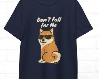 Shiba Inu “Don’t Fall for Me” Graphic T-Shirt