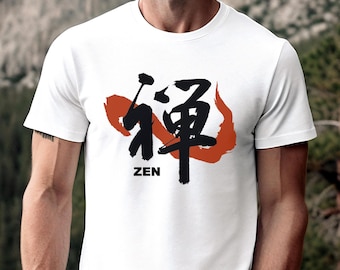 Camiseta ZEN Kanji | Caligrafia Japonesa, Camiseta Minimalista
