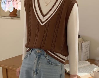 1940s American Red Cross Wool Sweater Vest - Etsy