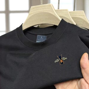 Men’s Luxury Embroidered T-Shirt, Short Sleeve Shirt, Breathable Summer Tee, Casual Comfortable Fit,  Stylish Top, Gift for Him