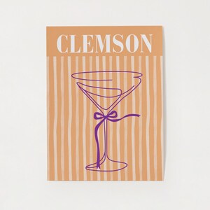 Clemson University Dorm Decor Digital Download Print