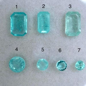 Paraiba Tourmaline Lot: Mozambique Blue-Green Gemstones, 3.68 Carats