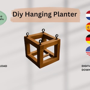 Hanging plant pots - indoor plants rope hanging planter - herb natural planters