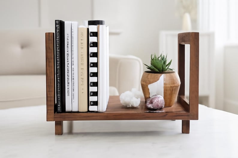 Wooden Table Rack Diy Table Top Rack ,wooden Table Rack for Books , Digital Download ...