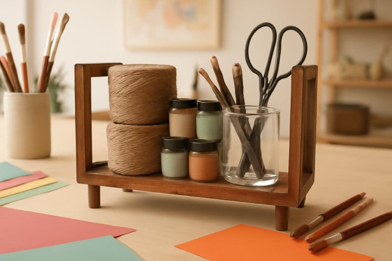 Wooden Table Rack Diy Table Top Rack ,wooden Table Rack for Books , Digital Download ...