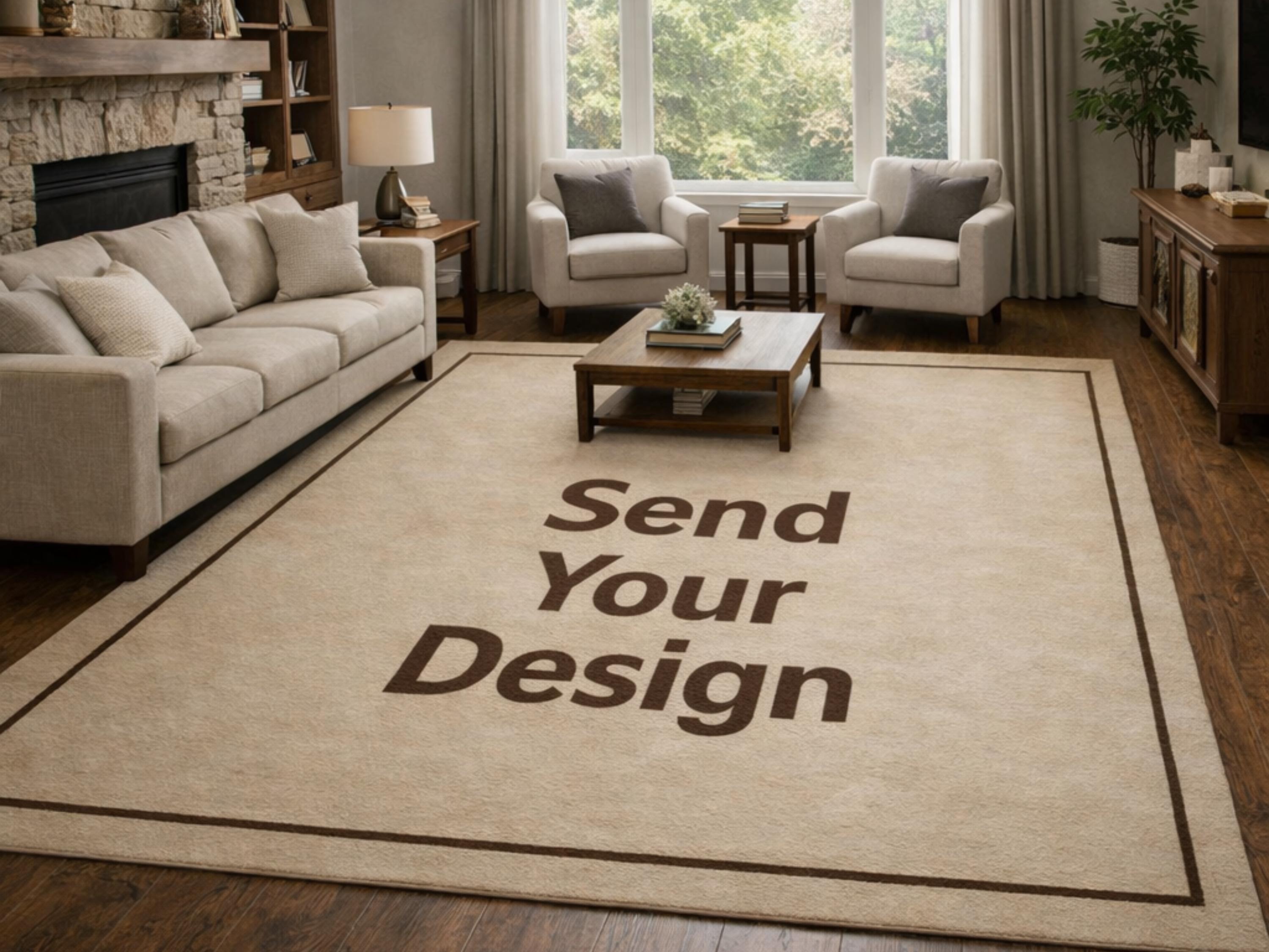 Wool Rugs Customized Custom Tufted Wool Rug, Handmade Personalized Carpet, Your Design Area ...