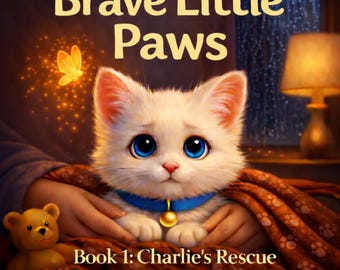 Brave Little Paws: Charlie’s Rescue – A Gentle Cat Bedtime Picture Book for Children