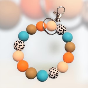 Beaded Cow Print Wristlets