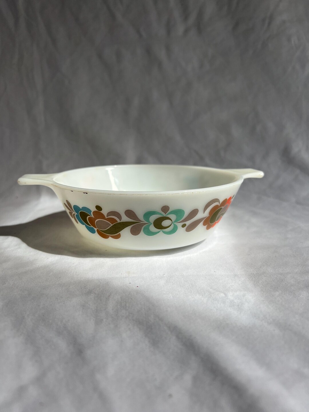 Vintage Pyrex Floral Pattern Casserole Dish C/ 1960s-1970s - Etsy