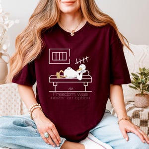 Subtle Anti Trump Silly Goose Shirt Comfort Colors®,Anti Trump Gift, Subtle FDT Funny Shirt, Democrat Feminist Shirt, Political Protest Tee