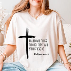 I Can Do All Things Through Christ Who Strengthens Me Philippians 4:13, Bible Verse Hoodie, Gym Apparel, Weightlifting Hoodie, Gym Wear