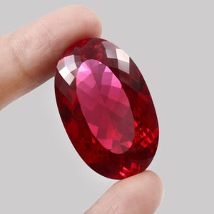 AAA Flawless Blood Red Burma Ruby Loose Oval Gemstone Cut, Premium Quality Ruby Pendant & Wonderfull Jewelry Making Gemstone Cut 40x25 MM