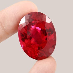 AAA Flawless Burma Ruby Oval Loose Gemstone Cut, Extreme Quality Museum Grade Ruby Pendant & Premium Jewelry Making Gemstone Cut 74.40 Ct