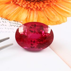 AAA Flawless Burma Ruby Oval Loose Gemstone Cut, Extreme Quality Museum Grade Ruby Pendant & Premium Jewelry Making Gemstone Cut 103.70 Ct