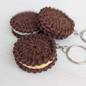 3 pieces handmade cookie keychain