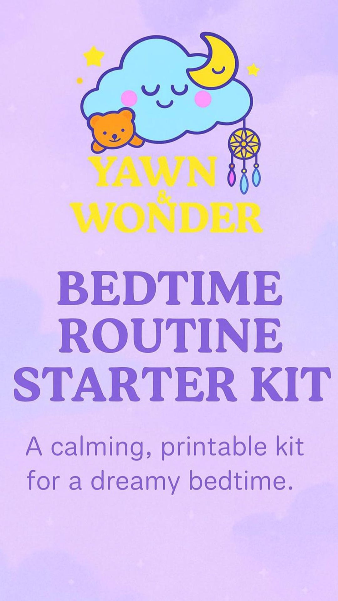 Printable Bedtime Routine Starter Kit for Kids | Calm Corner ...