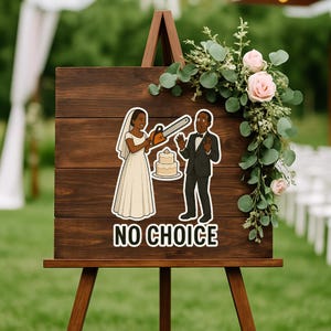 Sticker Mariage Drôle – Humour Mariée – Cadeau Enterrement Vie de Jeune Fille – Décoration Mariage Originale – Autocollant Fun Couple