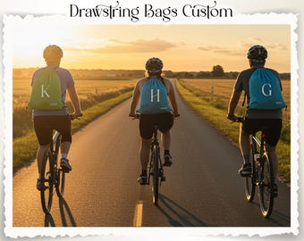 Personalisierter Kordelzug Rucksack Benutzerdefinierte Gym Sack Tasche Sport Cinch Bag Custom Design Rucksäcke Wandern, Reisen, Party Favor Bag Team Sports