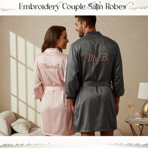 his and hers silk dressing gowns His and Hers Silk Robe