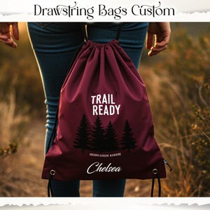 Customized Drawstring Backpack Custom Gym Sack Bag Sports Cinch Bag Custom design Backpacks Hiking, Travel, Party Favor Bag Team Sports