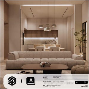 Architectural Title Block DWG – Layout Templates A4 A3 + SketchUp 3D Model + Floor Plan | AutoCAD Download