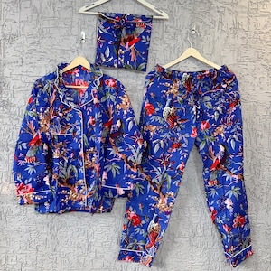 Floral Cotton Pajama Set: Women's Soft Loungewear