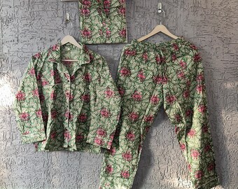 Cotton Pajama Set: Trendy Bridal Sleepwear, Summer Loungewear