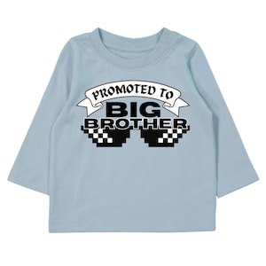 Promoted to Big Brother Shirt | Kids-Tee | Pregnancy Announcement | Big Brother Announcement Shirt | Big Brother Gift | Big Bro