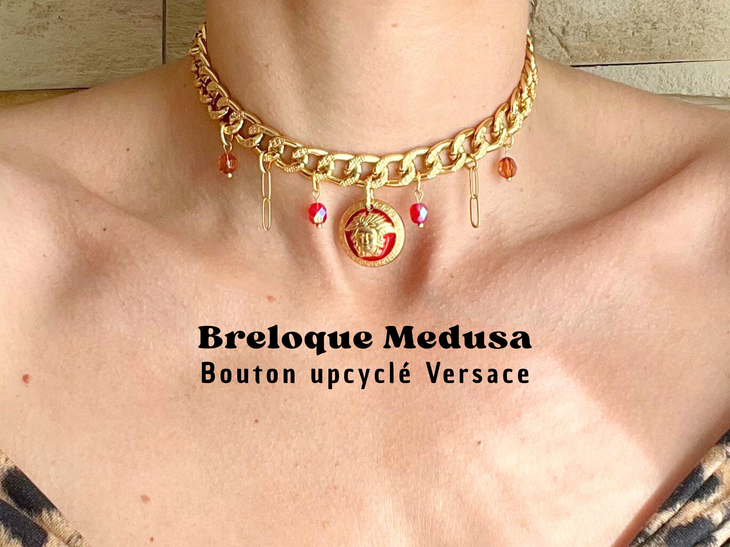 VERSACE ⭐チョーカー VERSACE(ヴェルサーチェ) / チェーンメドゥーサネックレス/喜平
