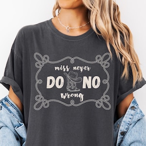 Miss Never Do No Wrong Wallen Comfort Colors® Shirt, Wallen Concert Tee, Wallen Tee, Country Music Lyrics, I&#39;m the Problem, Western Fan Gift