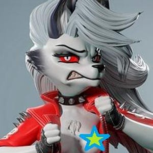 Loona bust 3d resin figure, handmade painted options, 12k Quality for gamelover, collectors 