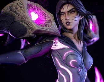 Figura de resina de Kaisa hecha a mano, regalo para gamers de League of Legends