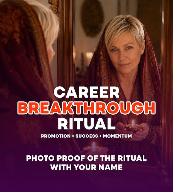 Career Spell for Job Promotion & Work Recognition, Job Offer Attraction, Interview Success, Career Breakthrough Ritual