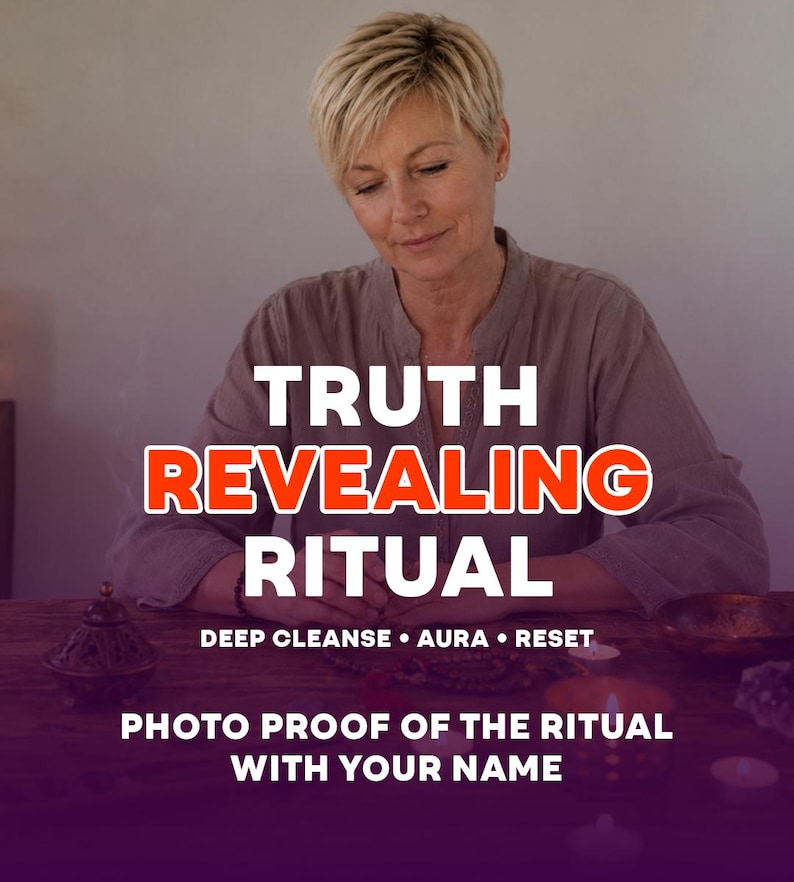 Truth spell candle ritual for revealing hidden truth, exposing lies, honesty, cheating clarity, confession energy and emotional clarity.
