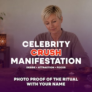 Rituel d'attraction, de manifestation et sigil personnalisé pour séduire une célébrité et nouer une relation amoureuse.