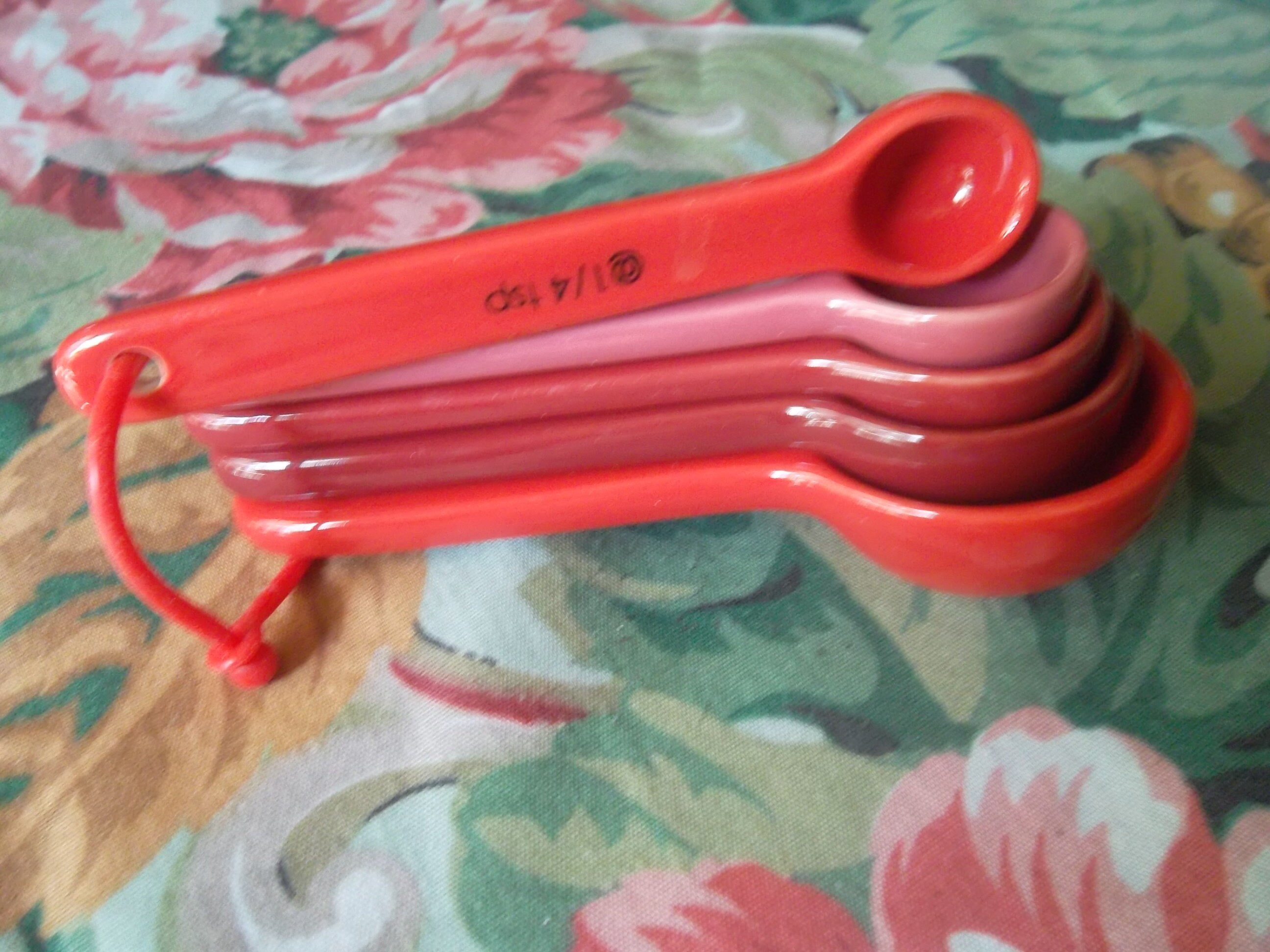 Vintage Ceramic Measuring Spoons Etsy