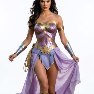 wonder woman purple dress WONDER WOMAN Gala Dress Design by me : r/WonderWoman