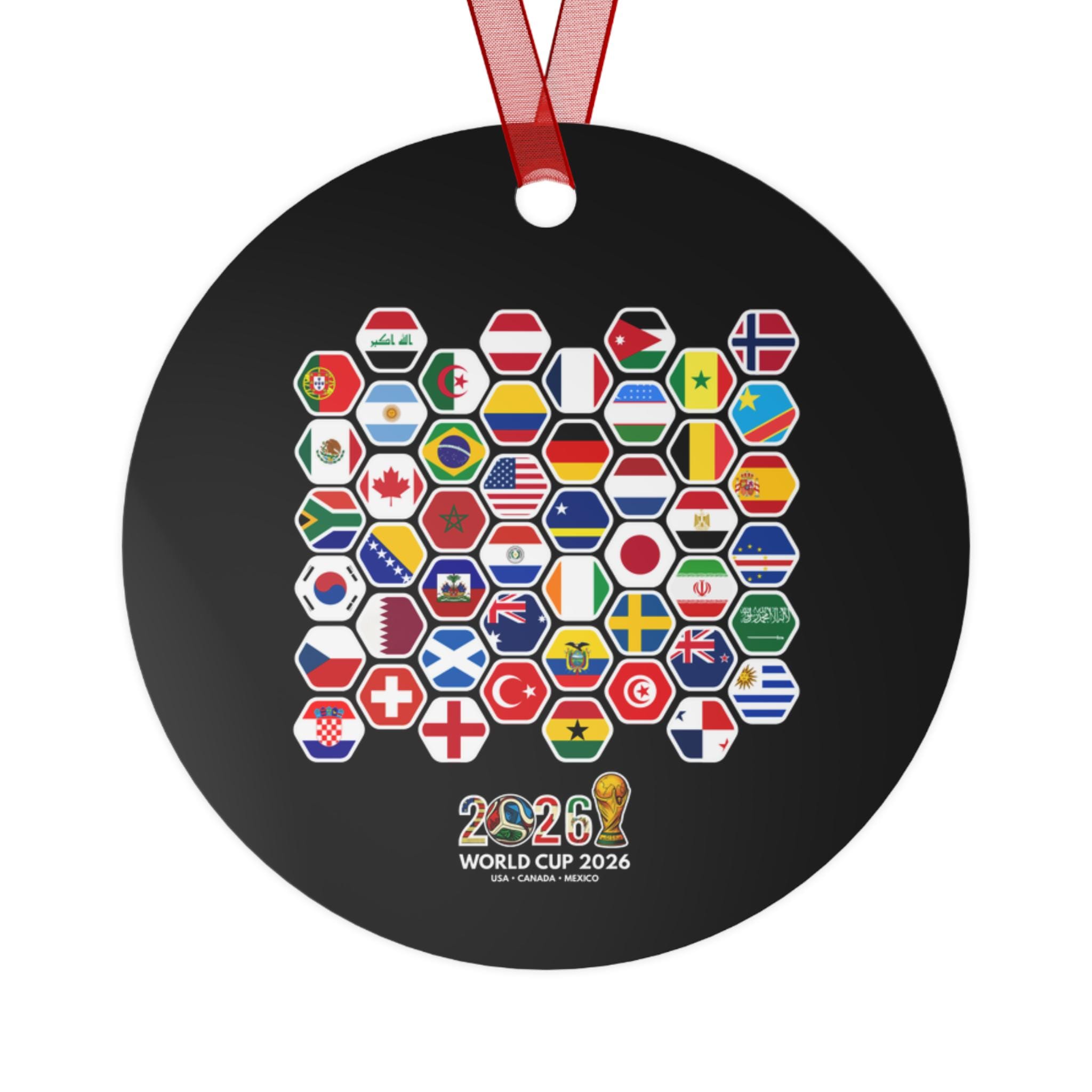 Pièce Commémorative Football 2026 – Médaille Souvenir – Collection – Fer – Diamètre 4 Cm