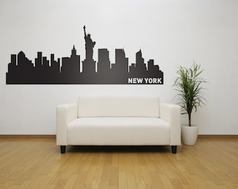 new york wall decal etsy