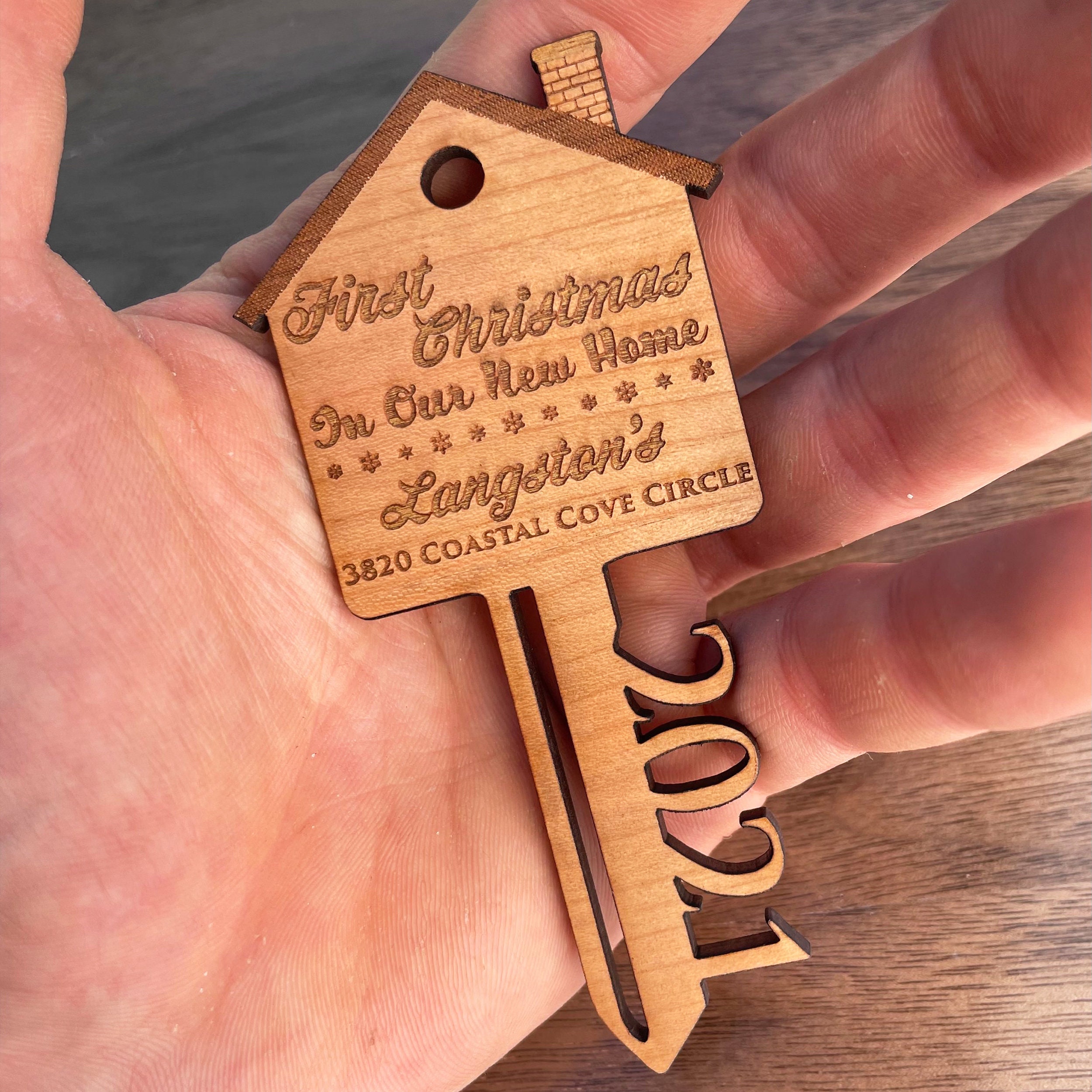 First Christmas in New Home Ornament 2021 Personalized Our  Etsy